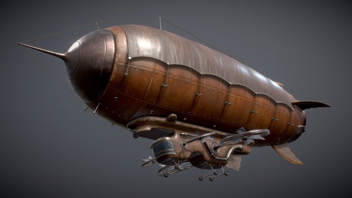 Zeppelin 3D models - Sketchfab