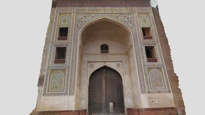 Shah Burj gate Lahore Fort 3D Model