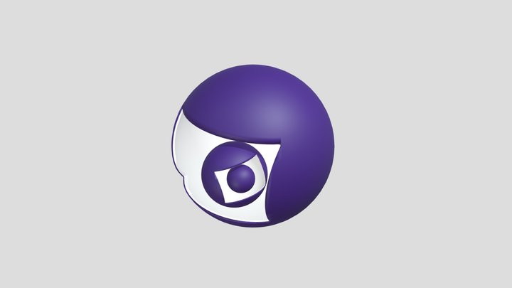 Rede Globo (1986) Logo Remake 3D Model