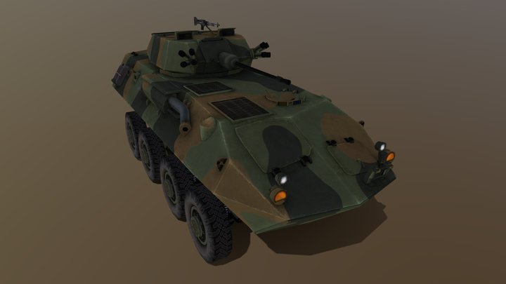 LAV-25 (USA) – Free 3D Model STL