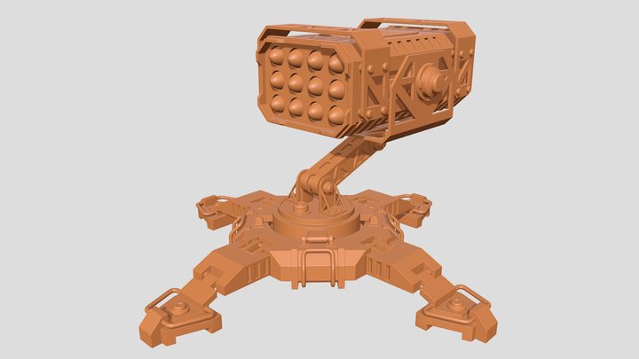 Missile Launcher_1 3D Model