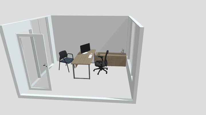 FSSD STANDARD OFFICE TYPICAL 3D Model
