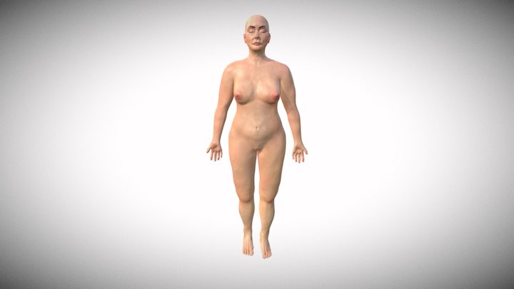 Female Human 3D Model