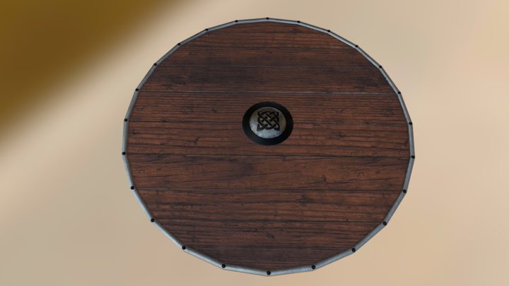 Viking Shield 3D Model