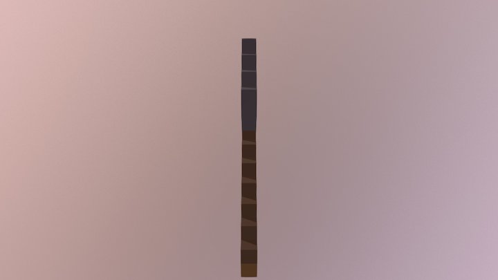 Iron Axe 3D Model