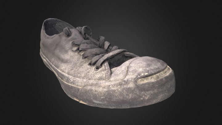 Jack purcell black shoe 3D Model
