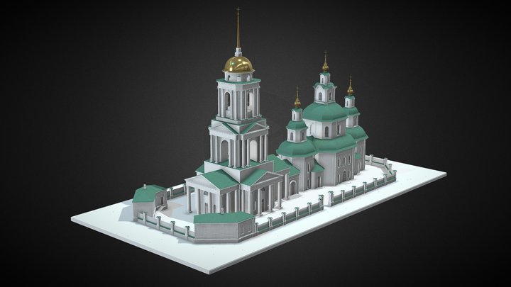 Покровська церква м. Суми 3D Model