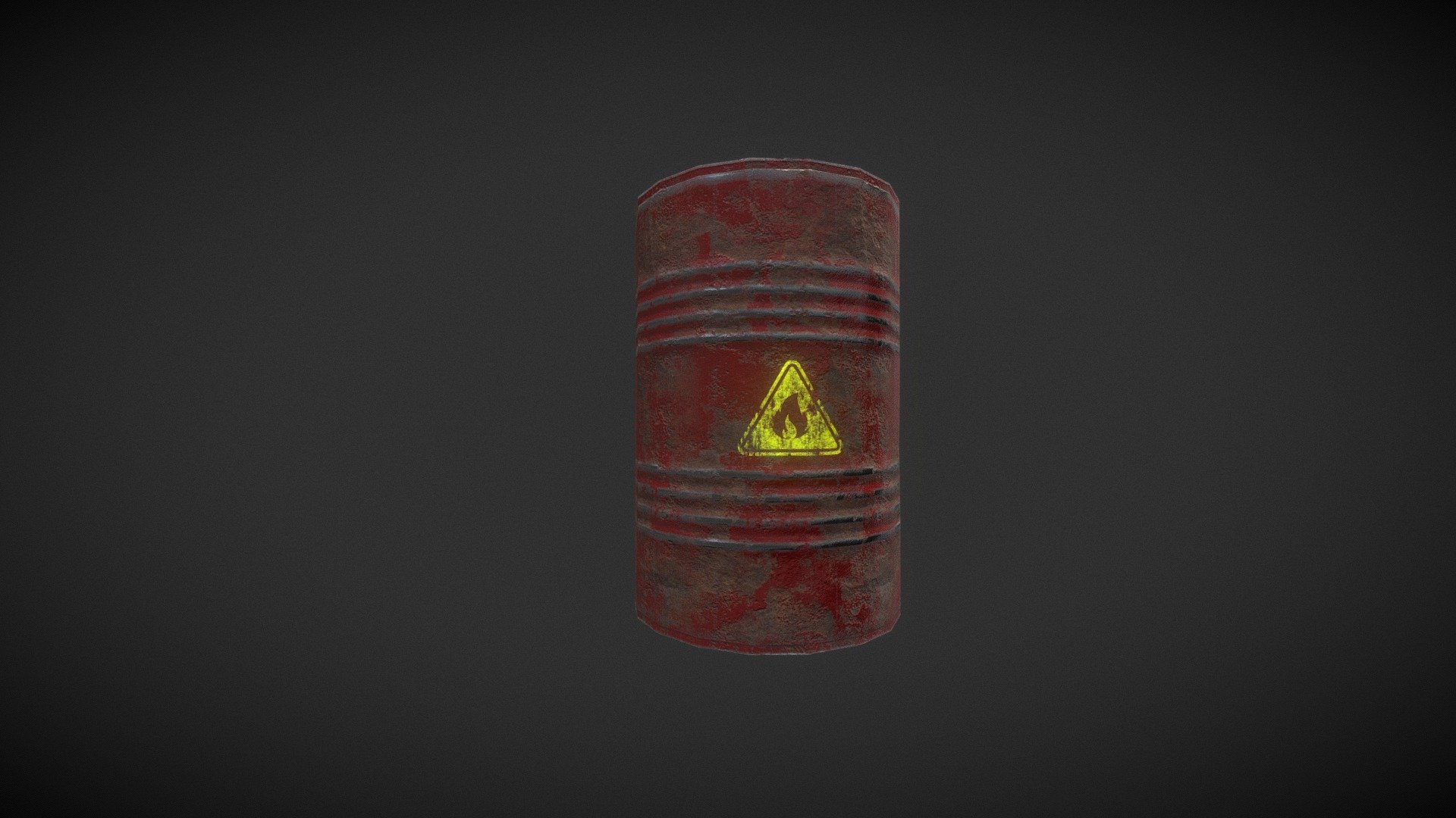 Low Poly Barrel