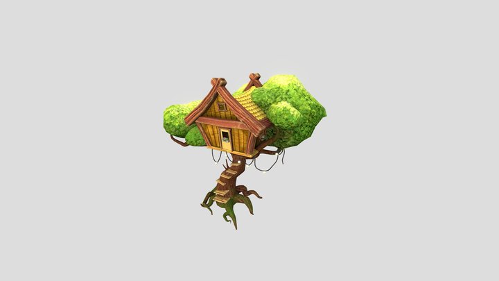 Tree House 3D Model