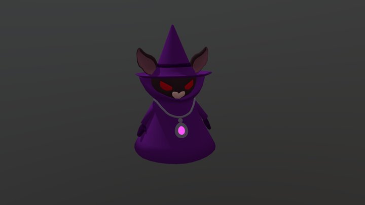 Spooky Bonanza: Enemy Wizard (animated) 3D Model