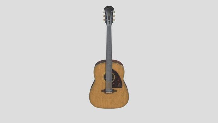 Epiphone Texan Guitar 3D Model