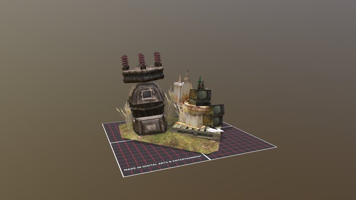 DAE 5 Finished props - Forest Loner 3D Model