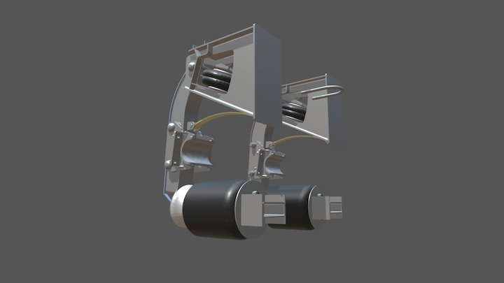 Пневмопдвеска HENDRIKSON WC-TL2200 3D Model