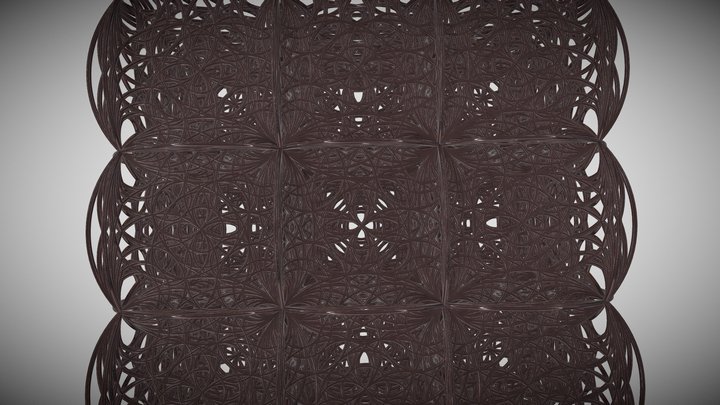 Dark Matter 12345 Quantum Grid 3D Model
