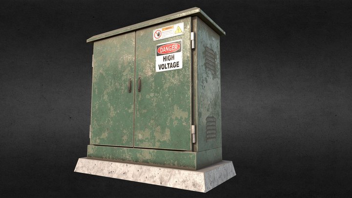 ExteriorElectricalPowerBox 3D Model