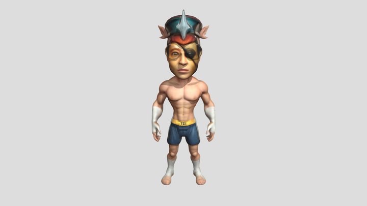 Boxing Warrior 3D Model