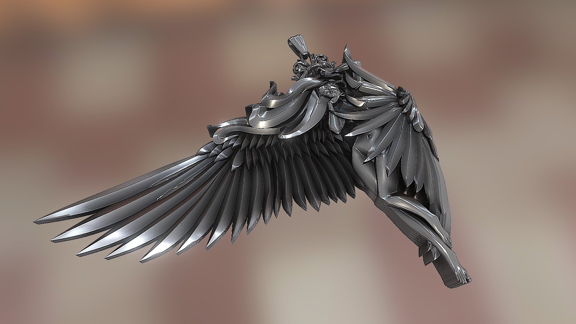 "Woman with wings"