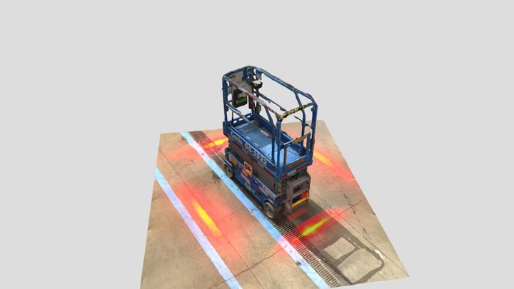 Scissor Lift 3D Model