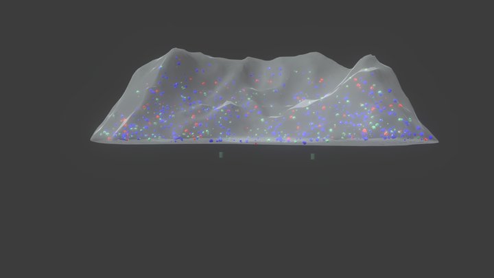 Ore Stockpile - Konker 3D Model