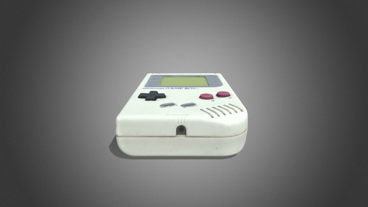 Gameboy Nintendo Classic 3D Model