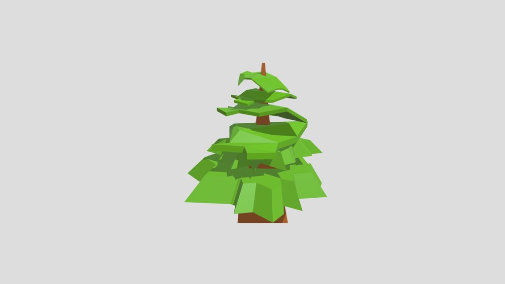 Low Poly Pine 2