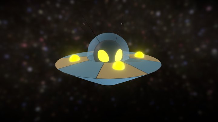 1-nky the UFO 3D Model