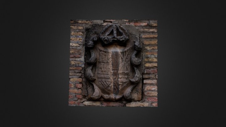 Escudo de linaje nobiliario (Arjonilla) 3D Model
