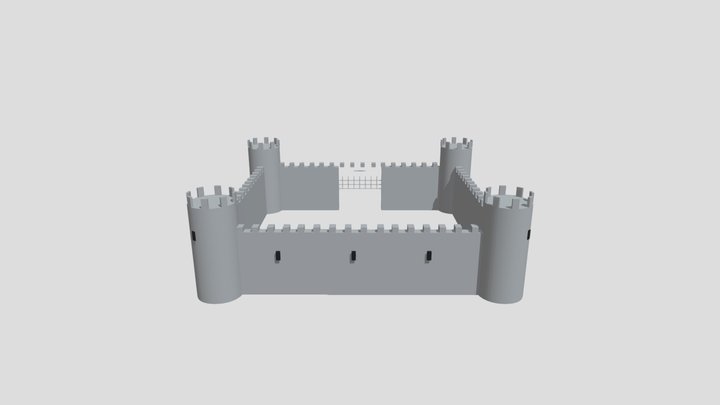 Dead Rails Castle Fixed 3D Model