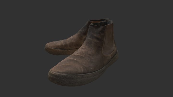 A pair of shoes 3D Model