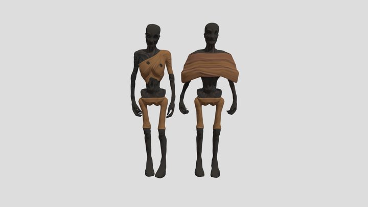Schoolproject: corpse 3D Model