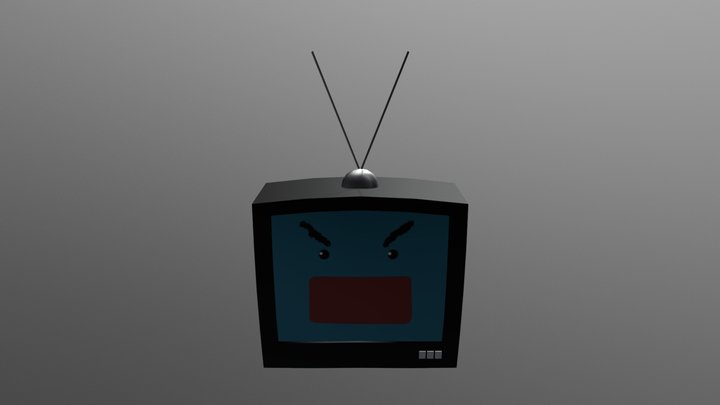 TV Monster 3D Model