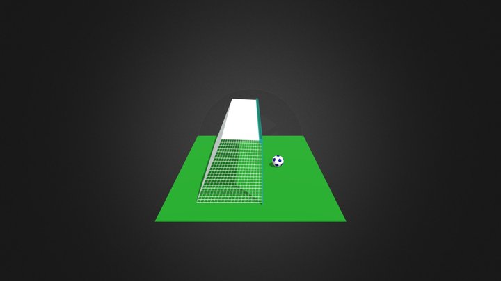 Football Goal 3D Model