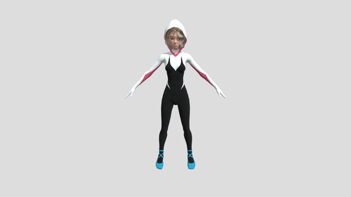 Gwen: Spider-Man Into The Spider-Verse 3D Model