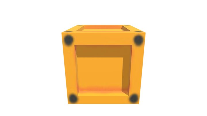 Crate 3D Model