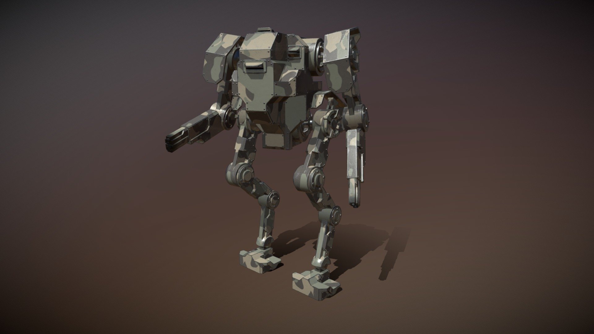 Mech 01 - Hornet - 3D model by jangbrao [132f1d9] - Sketchfab