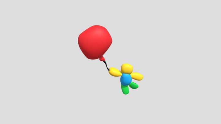 Noob Balloon 3D Model