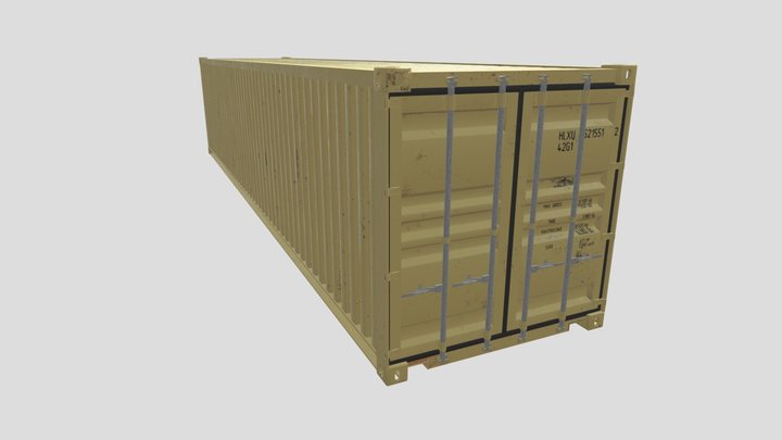 Container 40 DV 3D Model