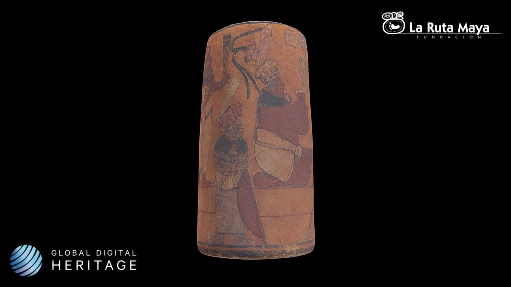 Vase with Palace Scene