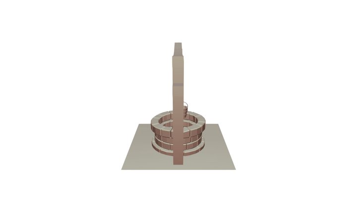 Japanese Well 3D Model