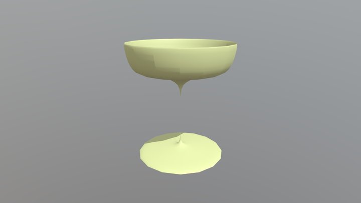 Low Poly Chalice 3D Model
