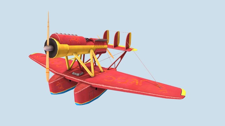 DAE_Game Art 1_Flying Circus 3D Model