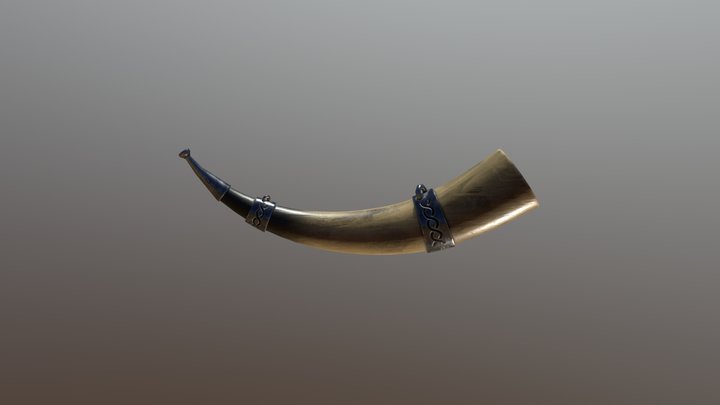 Wine Horn 3D Model