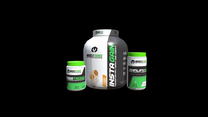 Supplement Product Models 3D Model