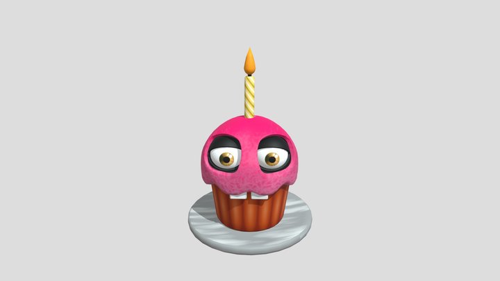 Mr. Cupcake 3D Model
