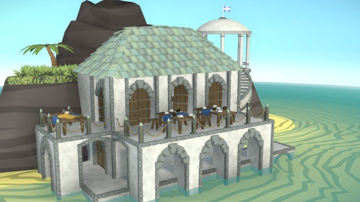 Royal Teahouse of the Imperial Guard 3D Model