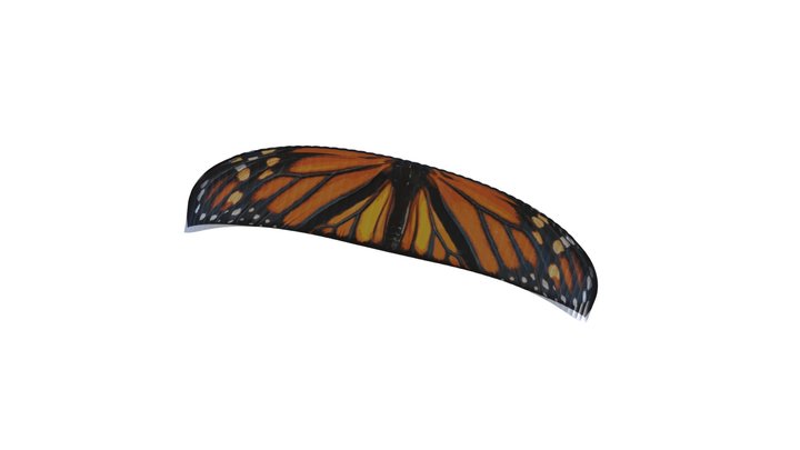 Paraglider_Butterfly_Monarch 3D Model
