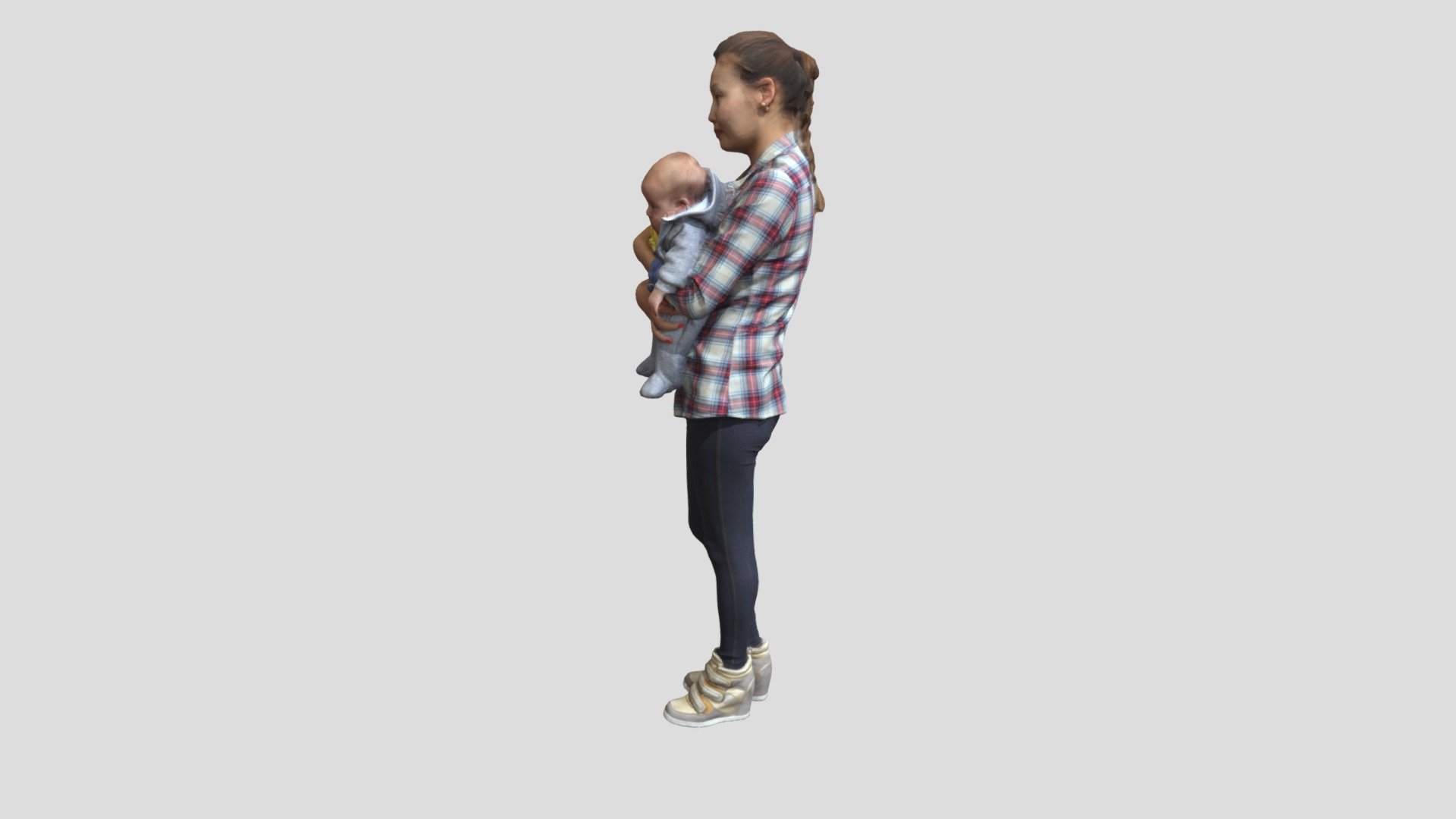 women with baby - Download Free 3D model by dfdsfg (@waa.) [133590d ...