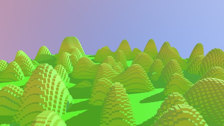 Hills biome 3D Model
