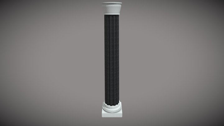 Simple Column 3D Model