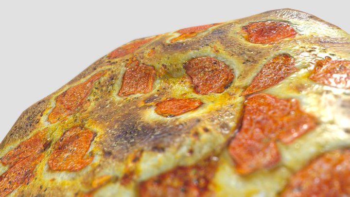 Focaccia barese game ready 3D Model